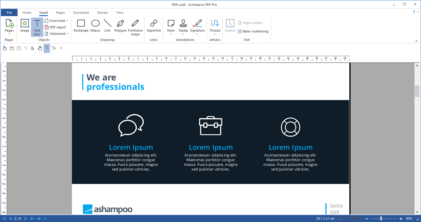 ashampoo® pdf pro 4 ashampoo® pdf pro 4